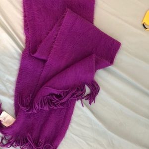 H&M purple fury scarf